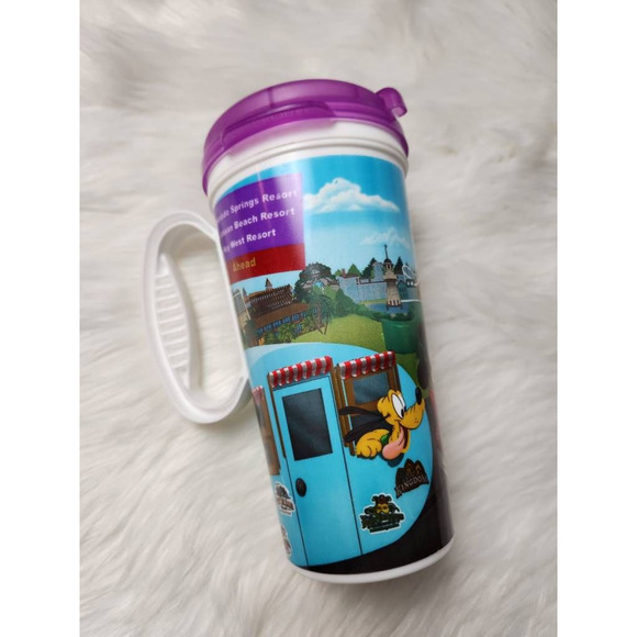 Walt Disney World Cup Mickey Mouse Whirley Drink Works Tumbler Travel Mug w/ Lid - Picture 2 of 7